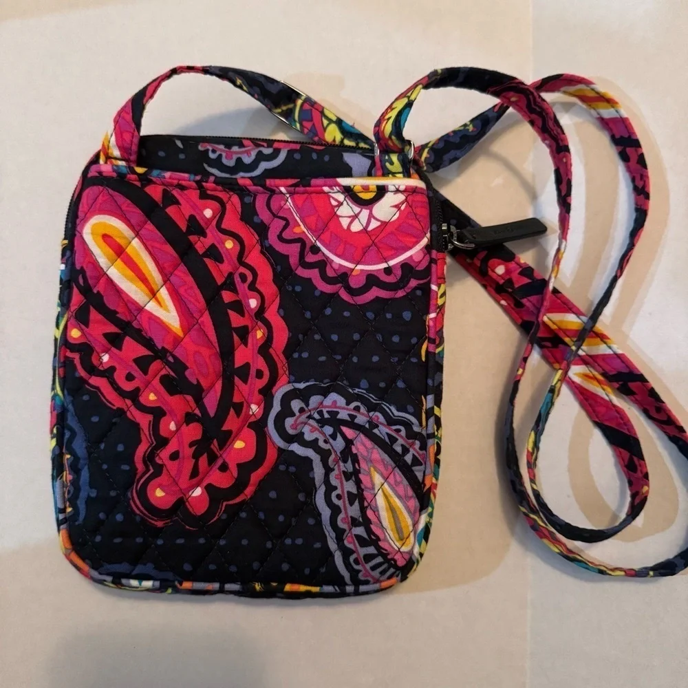 Vera Bradley Mini  Hipster Crossbody Bag Twilight Paisley